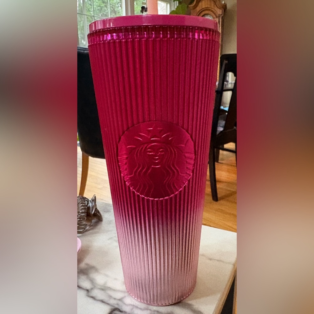 Starbucks ombré Rose Tumbler with Logo